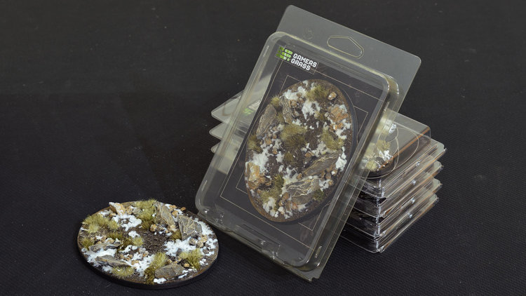 Gamers Grass GamersGrass: Bases - Winter Oval 120mm Battle ready