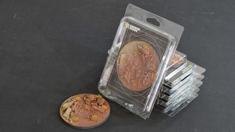 Gamers Grass GamersGrass: Bases - Badlands Round 100mm Battle Ready