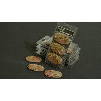 Gamers Grass Badlands Oval 75mm Battle Ready