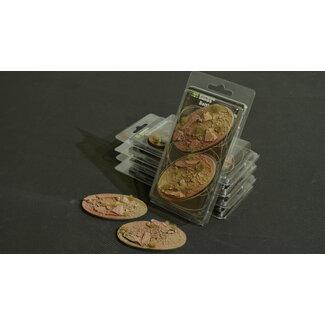 Gamers Grass Badlands Oval 90mm Battle Ready