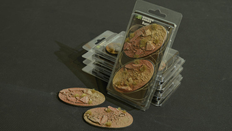 Gamers Grass GamersGrass: Bases - Badlands Oval 90mm Battle Ready