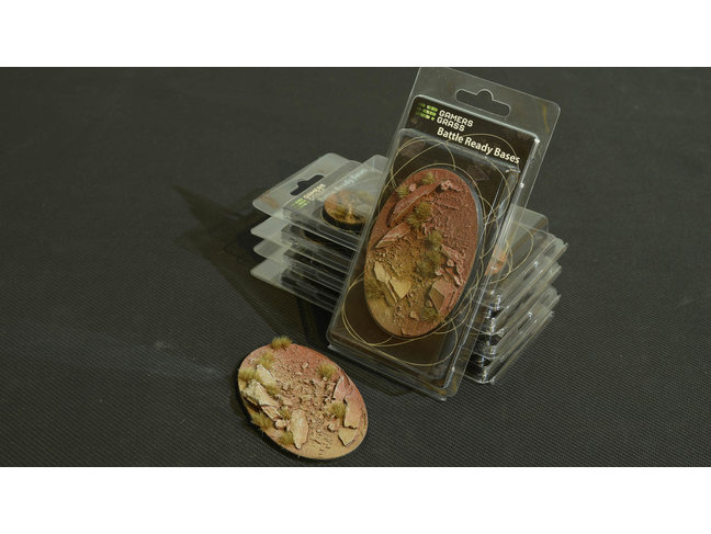 Gamers Grass Badlands Oval 105mm Battle Ready