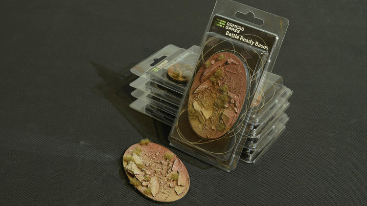 Gamers Grass GamersGrass: Bases - Badlands Oval 105mm Battle Ready