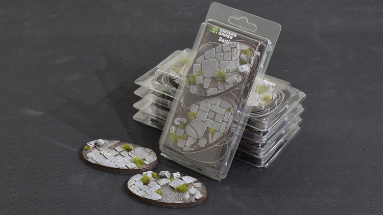 Gamers Grass GamersGrass: Bases - Temple Oval 90mm Battle Ready
