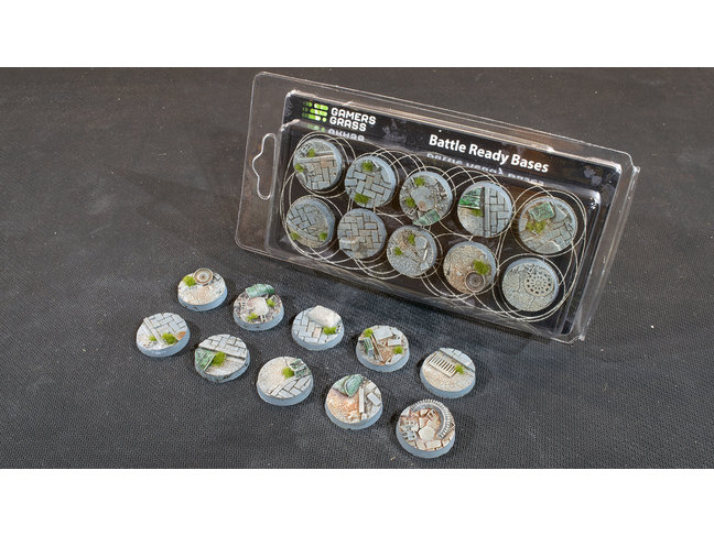 Gamers Grass Urban Warfare Round 25mm Battle Ready