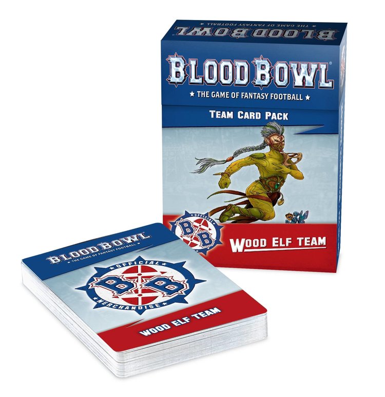 Games Workshop Warhammer Games Workshop - Warhammer - Blood Bowl: Wood Elf Team - Team Cards (en)
