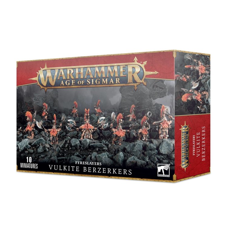 Games Workshop Warhammer Warhammer Age of Sigmar - Fyreslayers: Vulkite Berzerkers