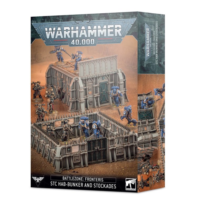 Games Workshop Warhammer Warhammer 40000 - Battlezone: Fronteris - STC Hab-Bunker and Stockades