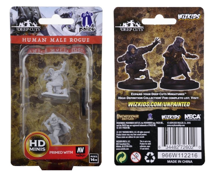 Wizkids Wizkids - Pathfinder Battles: Human Male Rogue