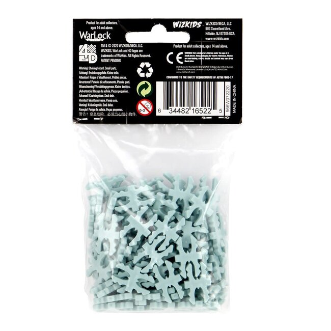 Wizkids Wizkids: WarLock Tiles - Clips (100 Stk.)