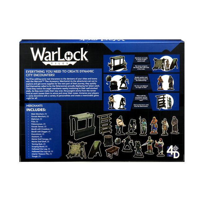 Wizkids Wizkids: WarLock Tiles - Merchants