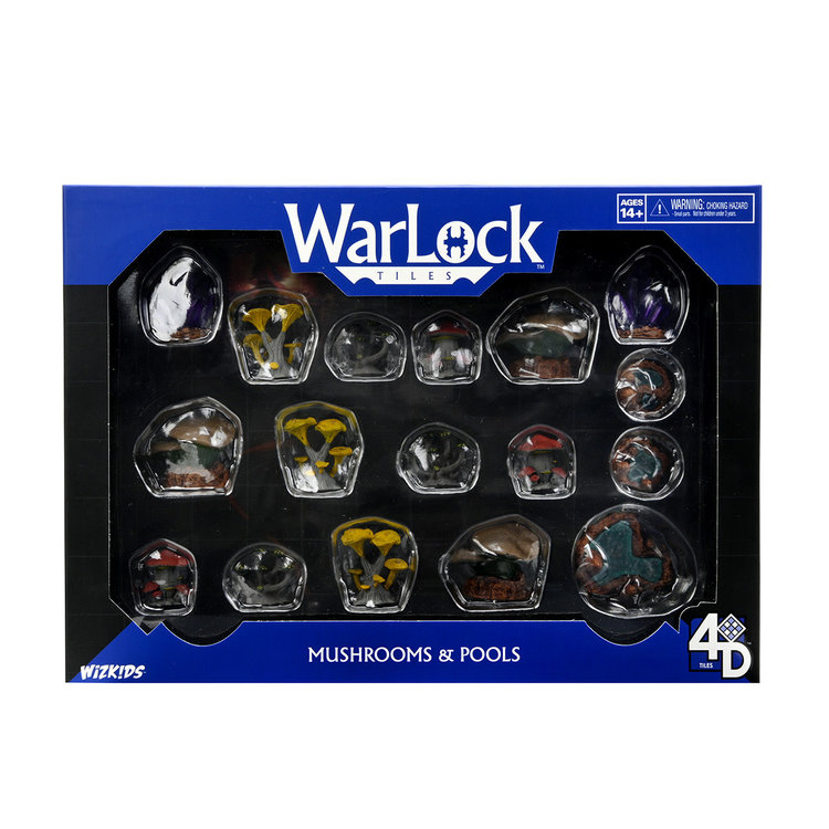 Wizkids Wizkids: WarLock Tiles - Mushrooms & Pools
