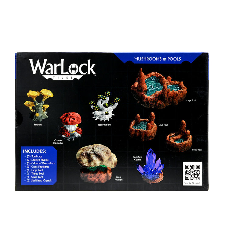 Wizkids Wizkids: WarLock Tiles - Mushrooms & Pools