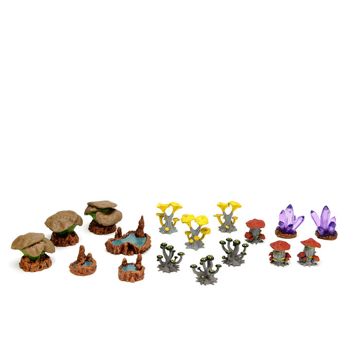 Wizkids Wizkids: WarLock Tiles - Mushrooms & Pools
