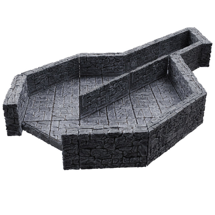 Wizkids Wizkids: WarLock Tiles - Dungeon Tiles 3 - Angles Expansion