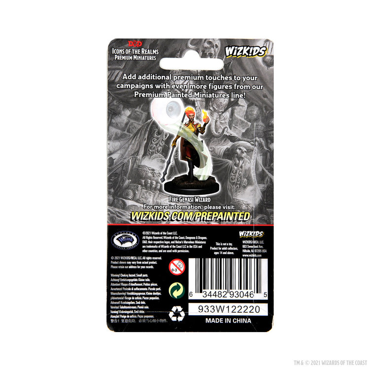 Wizkids Wizkids - Icons of the Realms: Fire Genasi Wizard