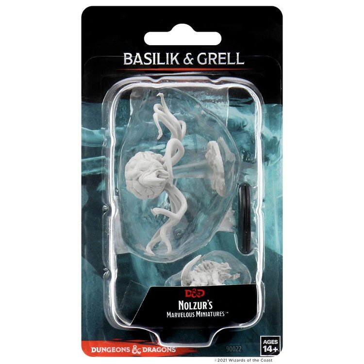 Wizkids Wizkids - Nolzur's Marvelous Miniatures: Basilisk & Grell
