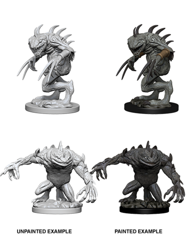 Wizkids Wizkids - Nolzur's Marvelous Miniatures: Gray Slaad & Death Slaad
