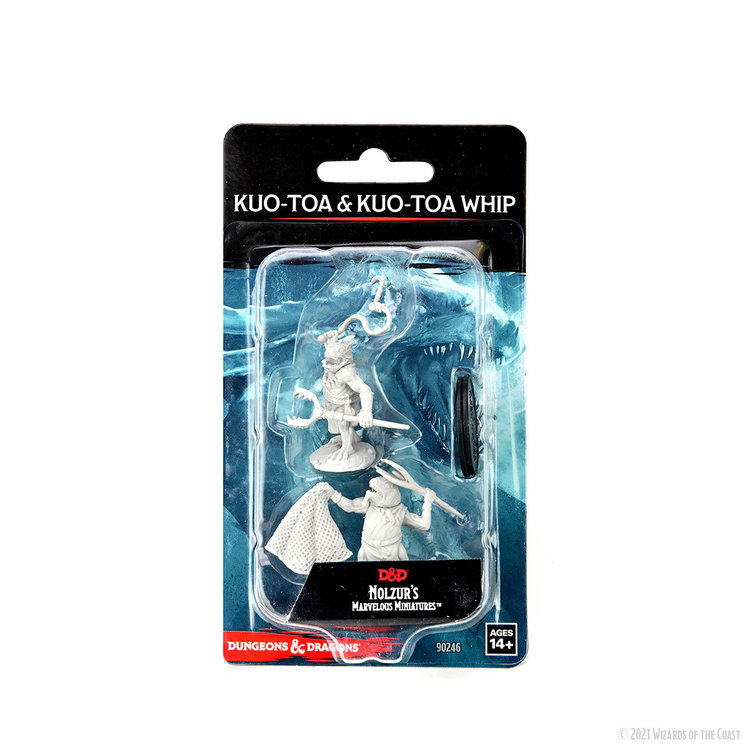 Wizkids Wizkids - Nolzur's Marvelous Miniatures: Kuo-Toa & Kuo-Toa Whip