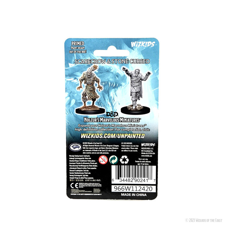 Wizkids Wizkids - Nolzur's Marvelous Miniatures: Scarecrow & Stone Cursed
