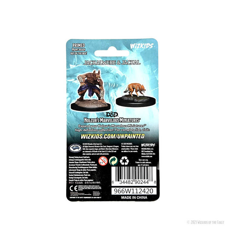 Wizkids Wizkids - Nolzur's Marvelous Miniatures: Jackalwere & Jackal