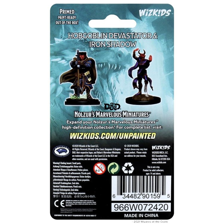 Wizkids Wizkids - Nolzur's Marvelous Miniatures: Hobgoblin Devastator & Iron Shadow