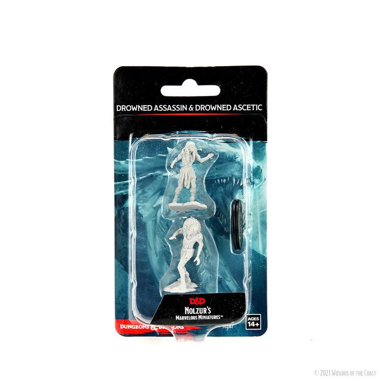 Wizkids Wizkids - Nolzur's Marvelous Miniatures: Drowned Assassin & Drowned Ascetic