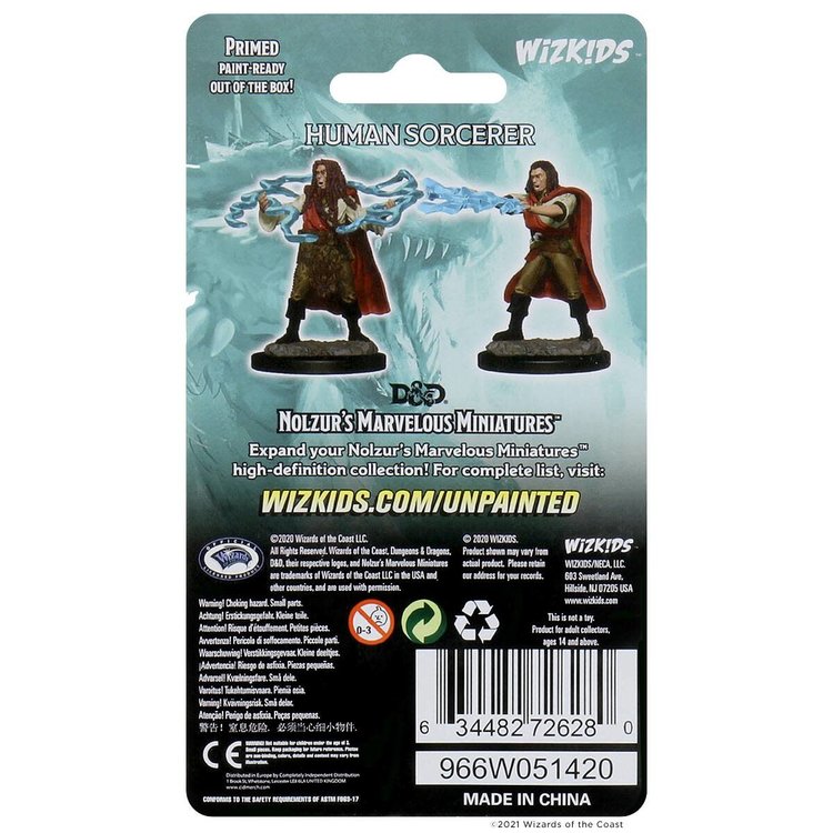 Wizkids Wizkids - Nolzur's Marvelous Miniatures: Human Sorcerer