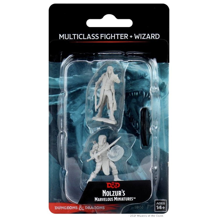 Wizkids Wizkids - Nolzur's Marvelous Miniatures: Multiclass Fighter & Wizard
