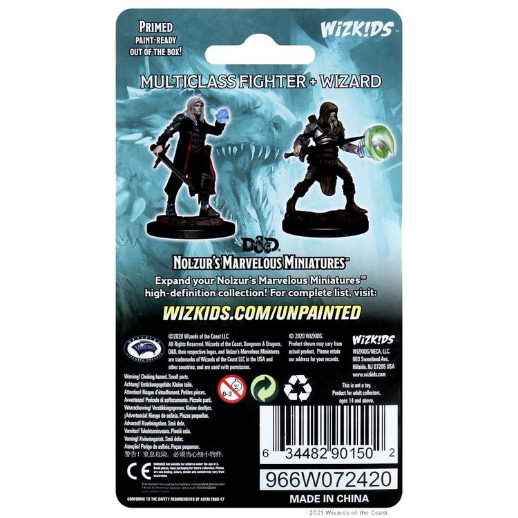 Wizkids Wizkids - Nolzur's Marvelous Miniatures: Multiclass Fighter & Wizard