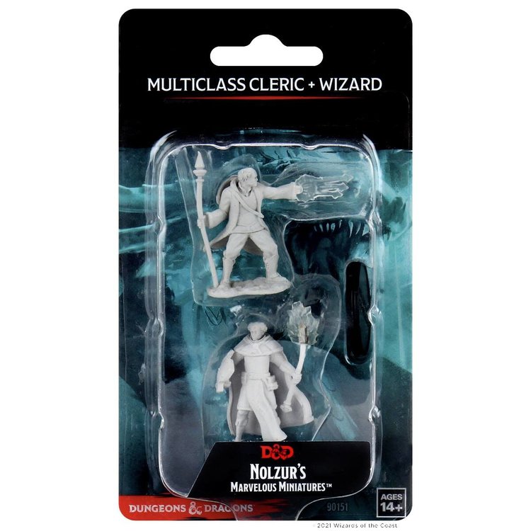 Wizkids Wizkids - Nolzur's Marvelous Miniatures: Multiclass Cleric & Wizard