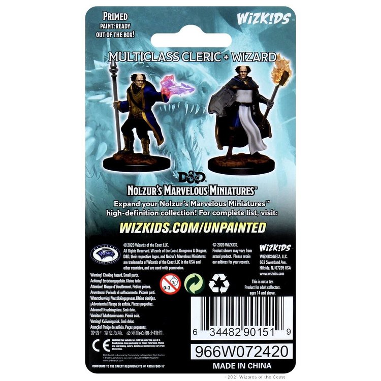 Wizkids Wizkids - Nolzur's Marvelous Miniatures: Multiclass Cleric & Wizard