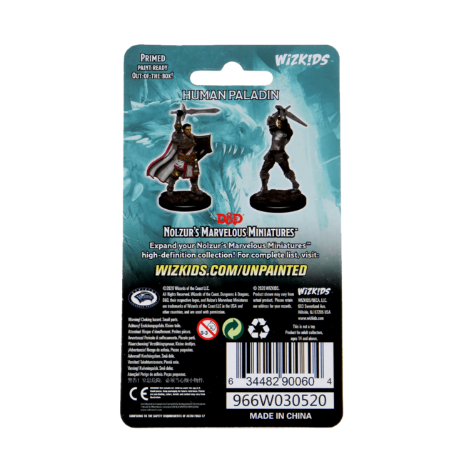 Wizkids Wizkids - Nolzur's Marvelous Miniatures: Human Paladin