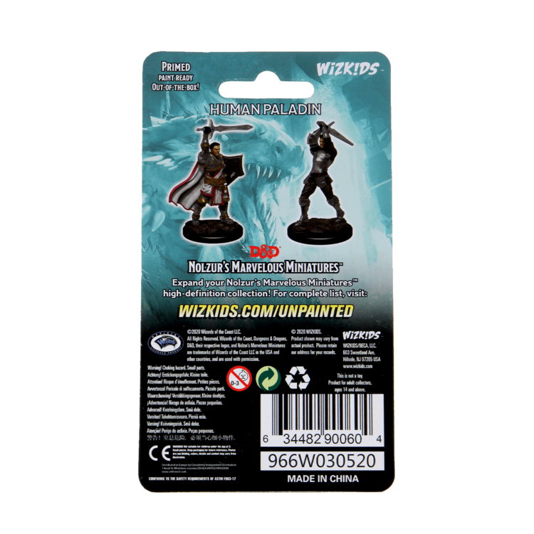 Wizkids Wizkids - Nolzur's Marvelous Miniatures: Human Paladin