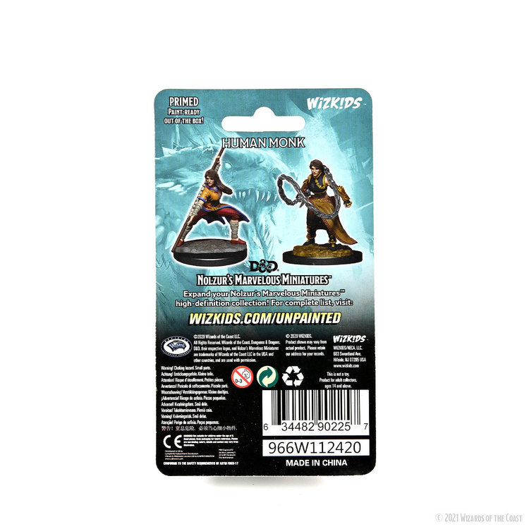 Wizkids Wizkids - Nolzur's Marvelous Miniatures: Human Monk