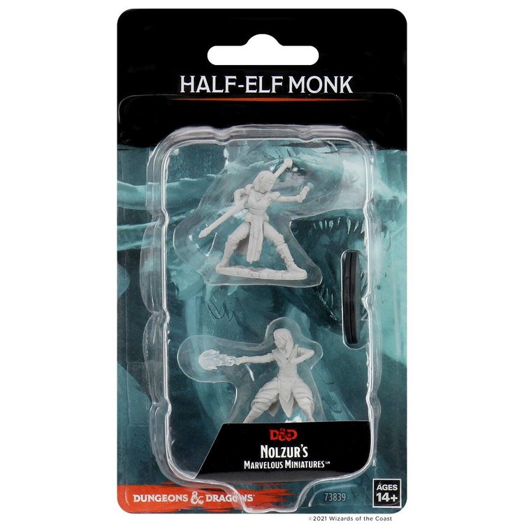 Wizkids Wizkids - Nolzur's Marvelous Miniatures: Half-Elf Monk