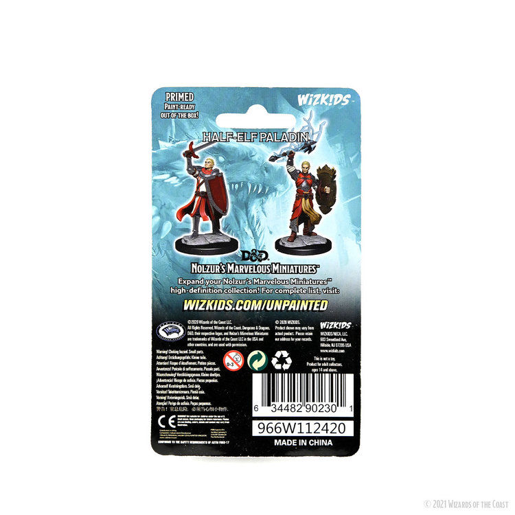 Wizkids Wizkids - Nolzur's Marvelous Miniatures: Half-Elf Paladin