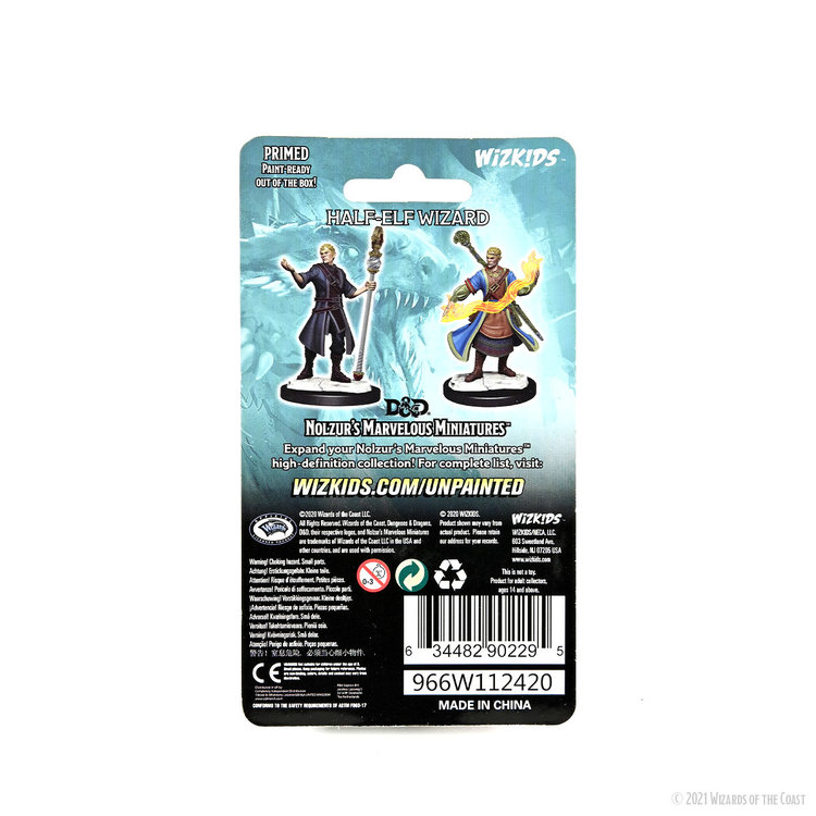 Wizkids Wizkids - Nolzur's Marvelous Miniatures: Half-Elf Wizard