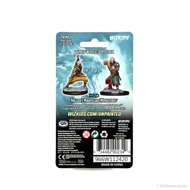 Wizkids Wizkids - Nolzur's Marvelous Miniatures: Warforged Monk