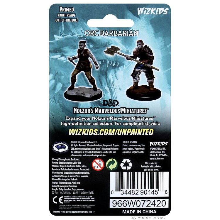 Wizkids Wizkids - Nolzur's Marvelous Miniatures: Orc Barbarian
