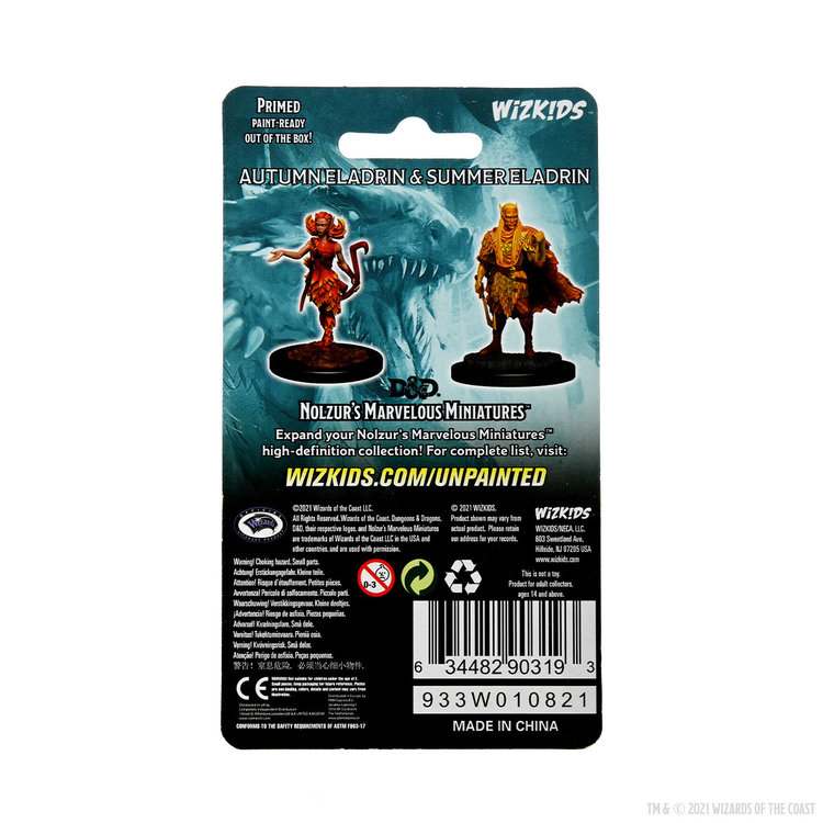 Wizkids Wizkids - Nolzur's Marvelous Miniatures: Autumn Eladrin & Summer Eladrin
