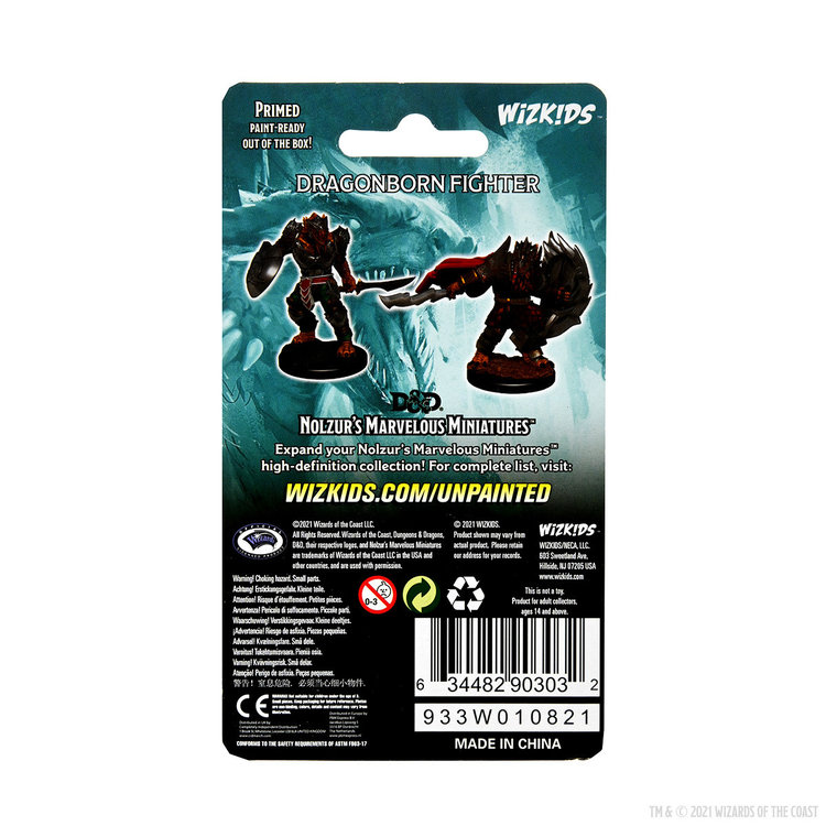 Wizkids Wizkids - Nolzur's Marvelous Miniatures: Dragonborn Fighter