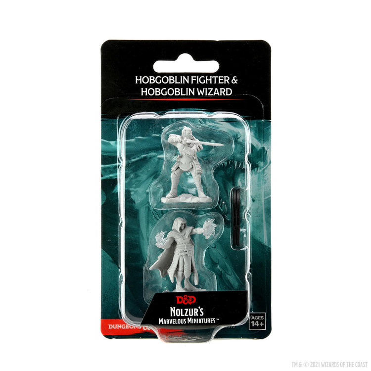 Wizkids Wizkids - Nolzur's Marvelous Miniatures: Hobgoblin Fighter & Hobgoblin Wizard