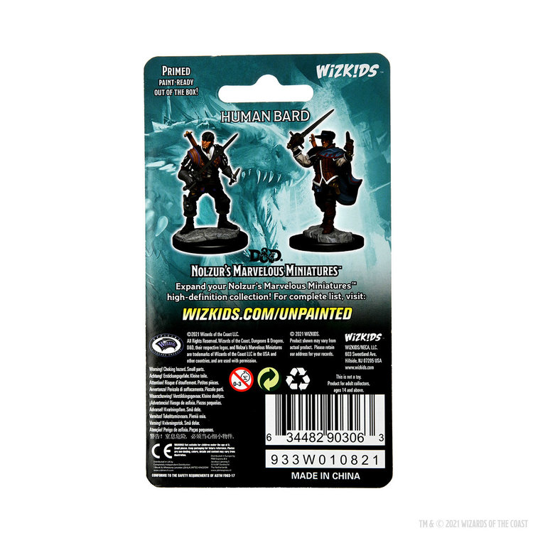 Wizkids Wizkids - Nolzur's Marvelous Miniatures: Human Bard