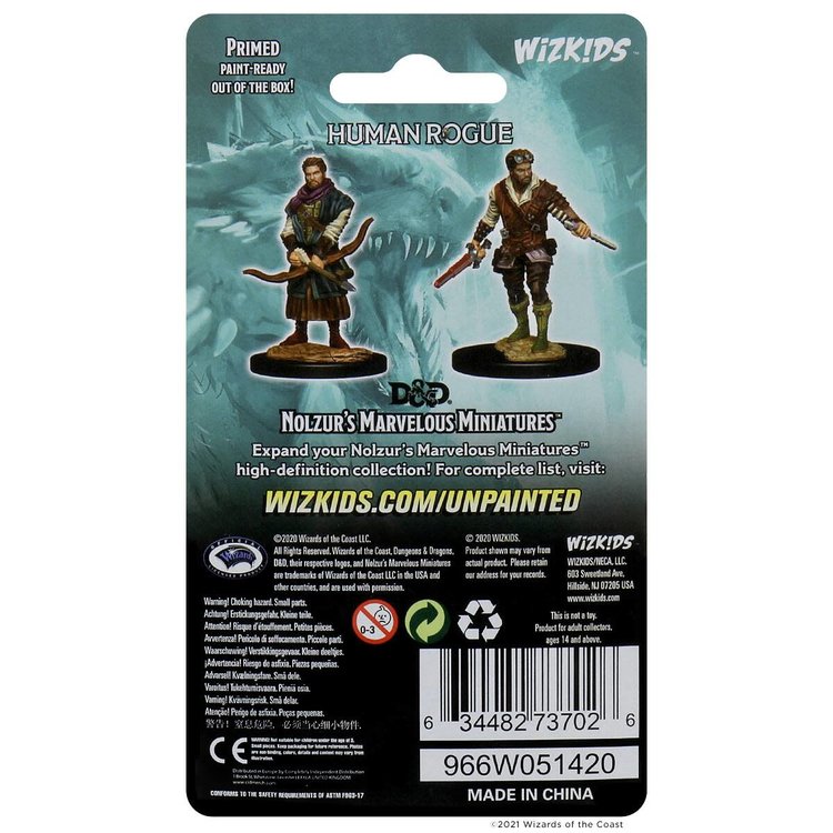 Wizkids Wizkids - Nolzur's Marvelous Miniatures: Human Rogue