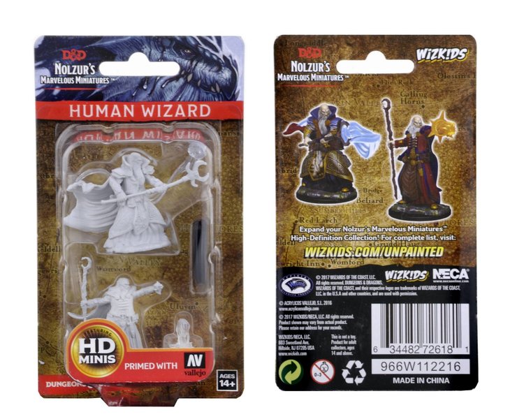 Wizkids Wizkids - Nolzur's Marvelous Miniatures: Human Wizard