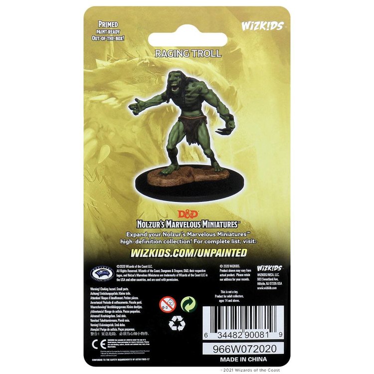 Wizkids Wizkids - Nolzur's Marvelous Miniatures: Raging Troll