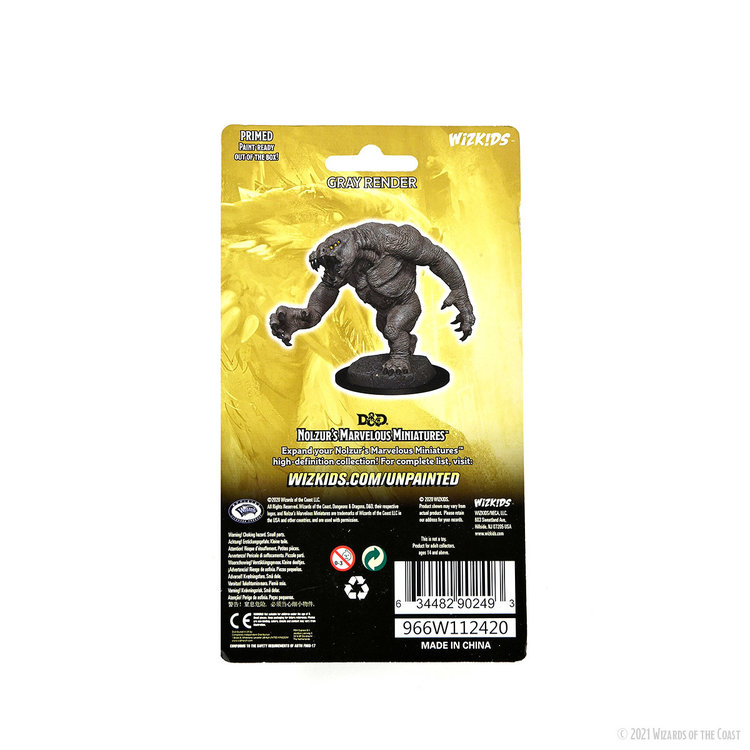 Wizkids Wizkids - Nolzur's Marvelous Miniatures: Gray Render