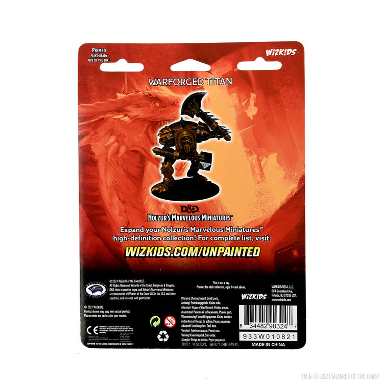 Wizkids Wizkids - Nolzur's Marvelous Miniatures: Warforged Titan