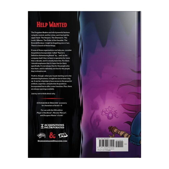 Wizards of the Coast Wizards of the Coast - Dungeons & Dragons: Acquisitions Incorporated